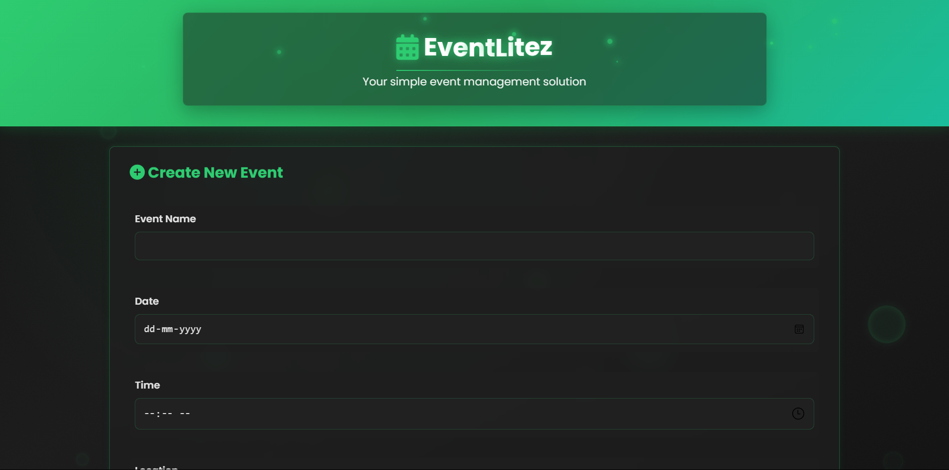 EventLitez Project